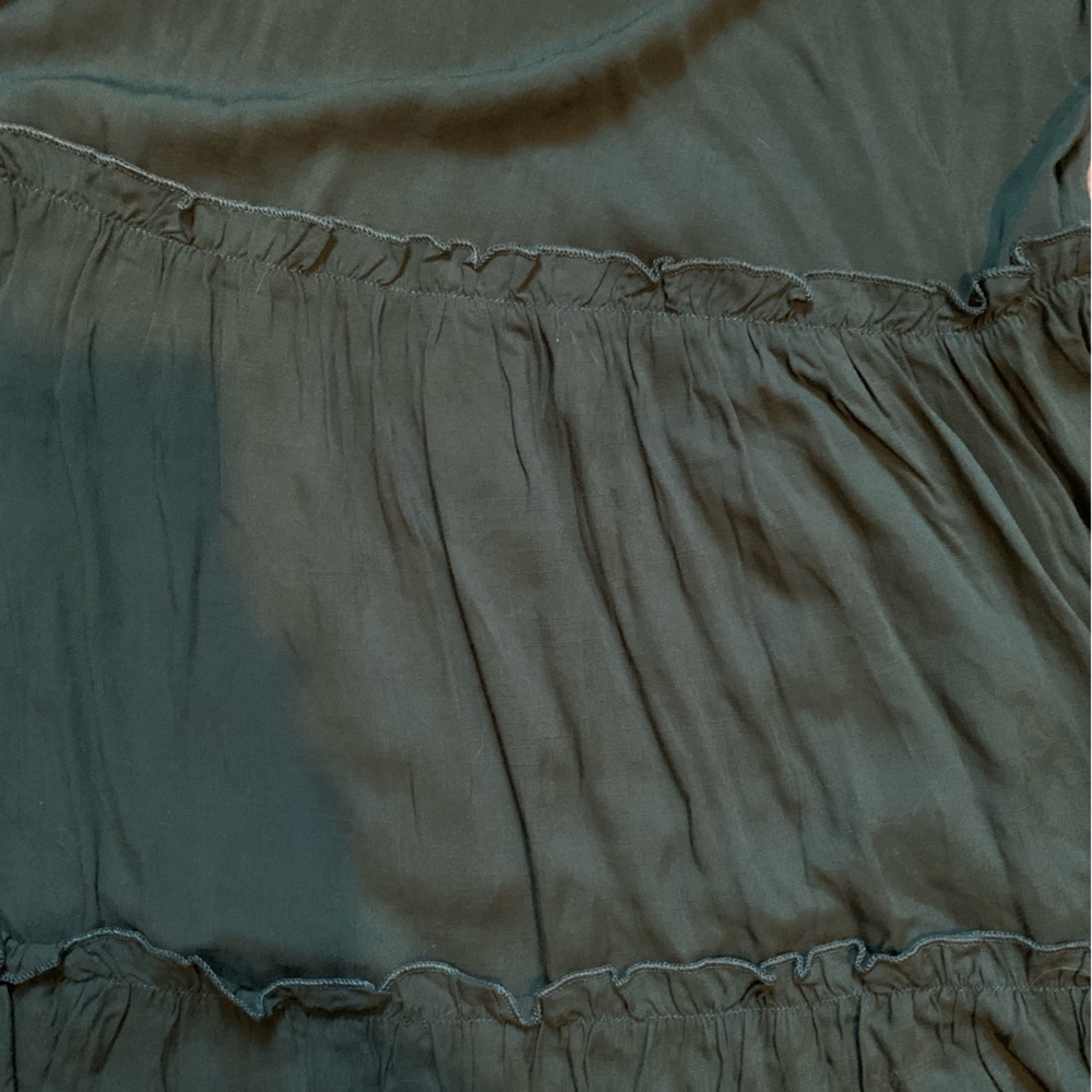 Hunter Green Ruffle Dress - Picture 3 of 3